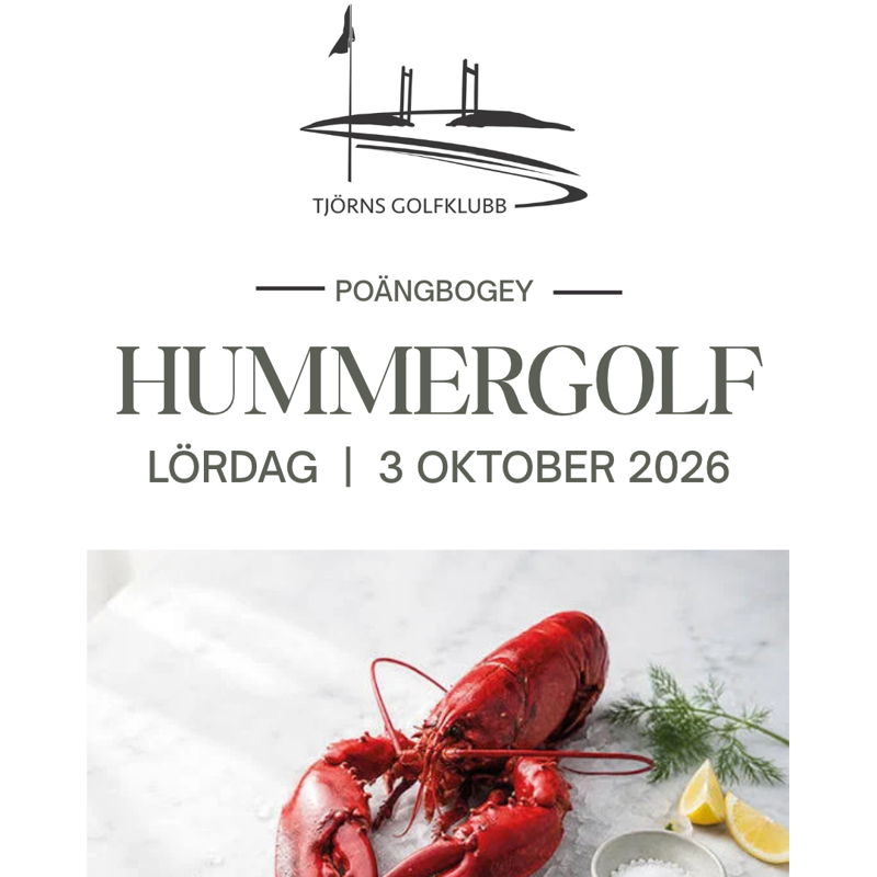Hummergolfen 3 okt. 2026