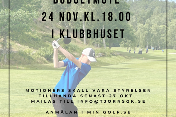 Välkomna till höstmöte 24 nov. kl.18.00