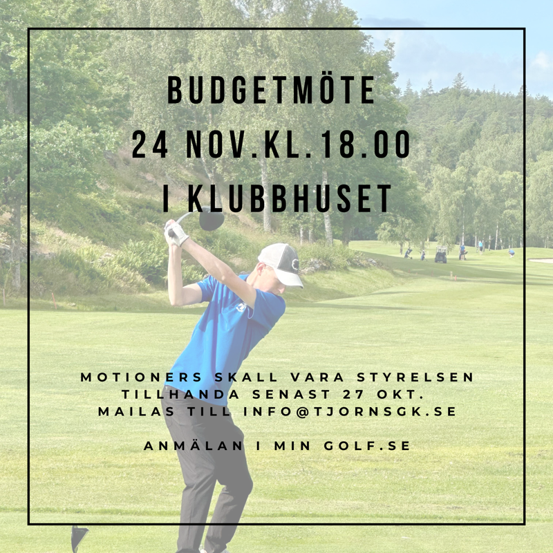 Välkomna till höstmöte 24 nov. kl.18.00
