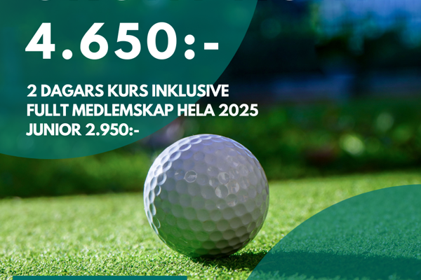 Börja Spela Golf på Tjörns GK
