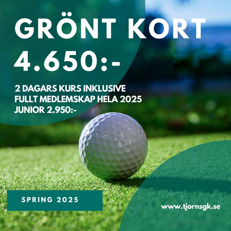 Börja Spela Golf på Tjörns GK