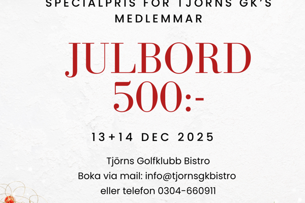 Välkomna på Julbord
