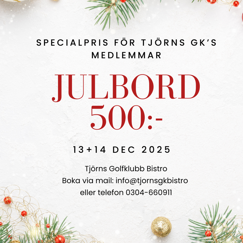 Välkomna på Julbord
