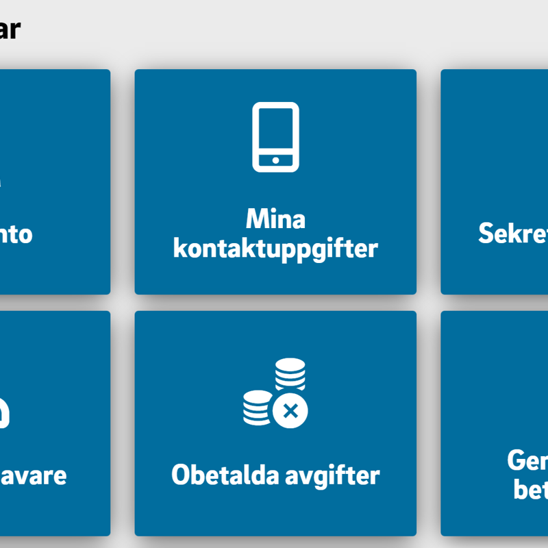 Viktiga inställningar i Min Golf
