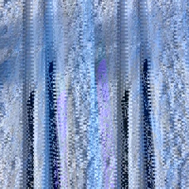 Skidspår på golfbanan