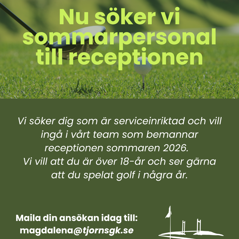 Sommarjobb reception