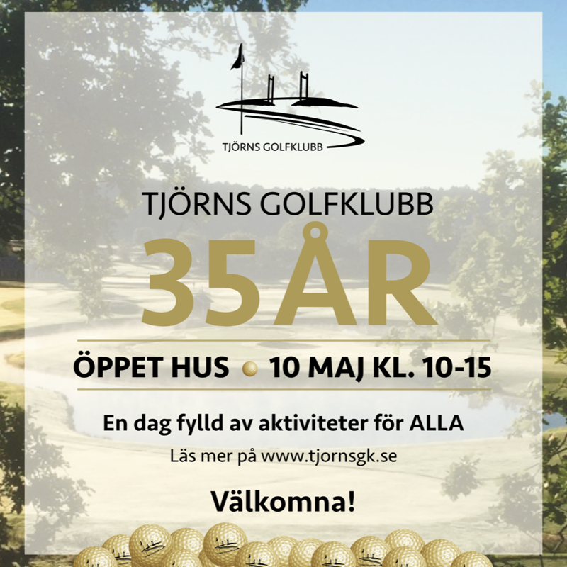 Tjörns Golfklubb firar 35-år!